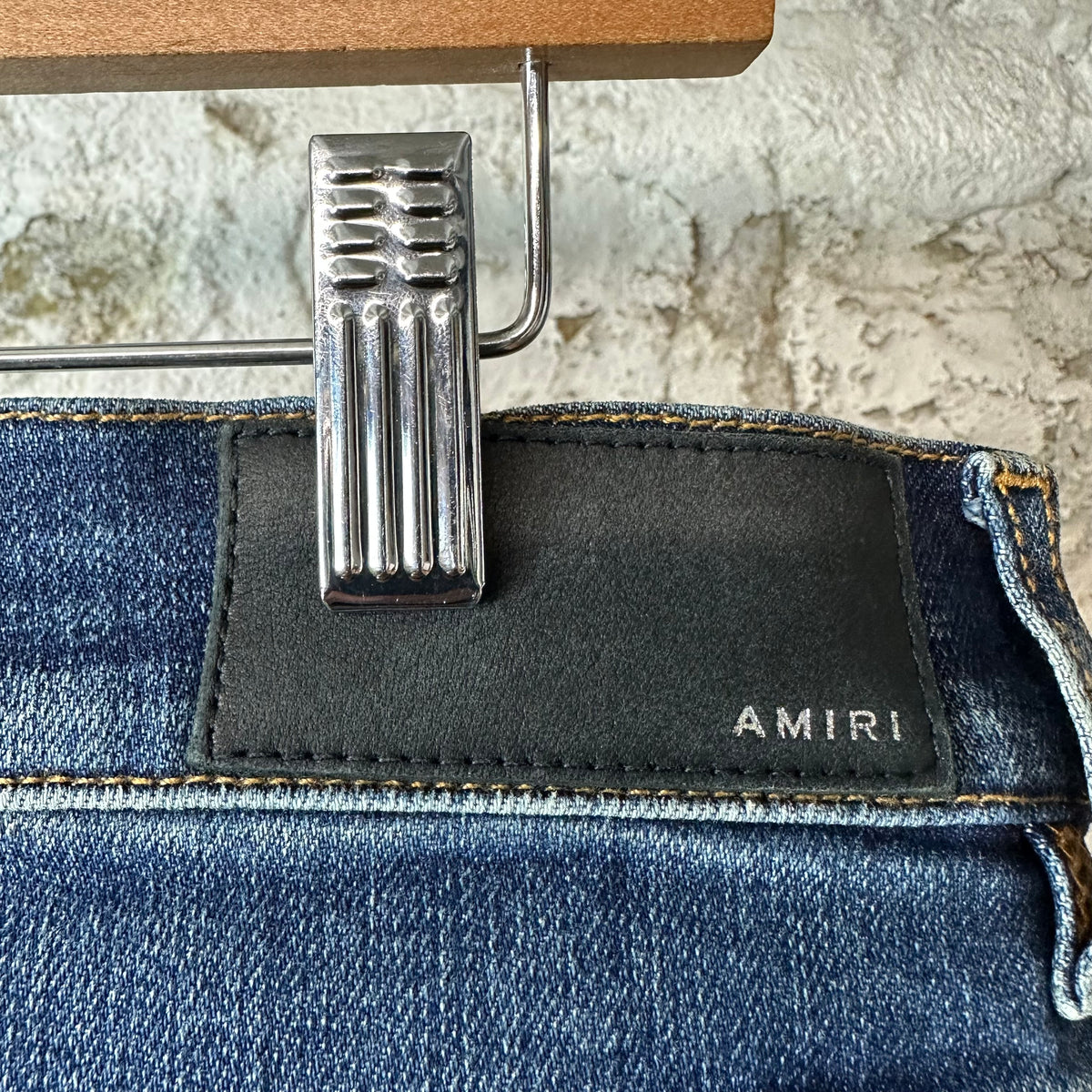 Amiri Plain Dark Blue Denim Jeans Sz 34