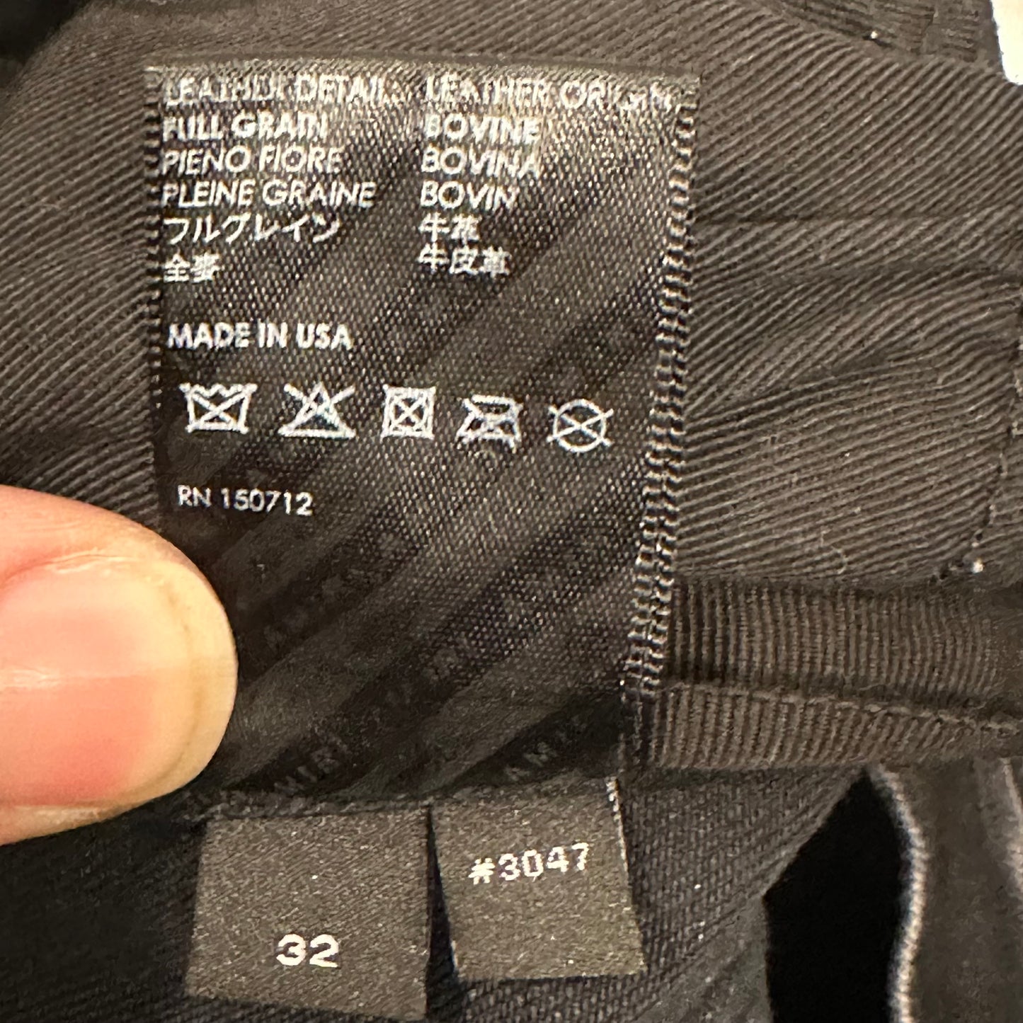 Amiri Chemist Orange Star Black Denim Sz 32