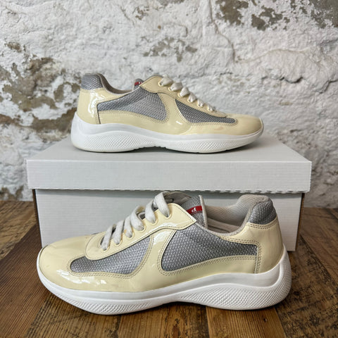 Prada Americas Cup Cream White Sz 5 No Box