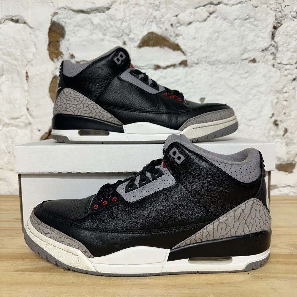 Air Jordan 3 Black Cement (2024) Sz 10