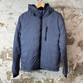 Canada Goose Lodge Hooded Zip Up Jacket Blue Sz M
