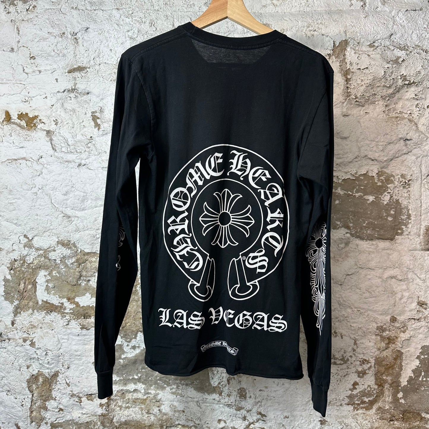 Chrome Hearts Las Vegas Horseshoe L/s Black Sz S