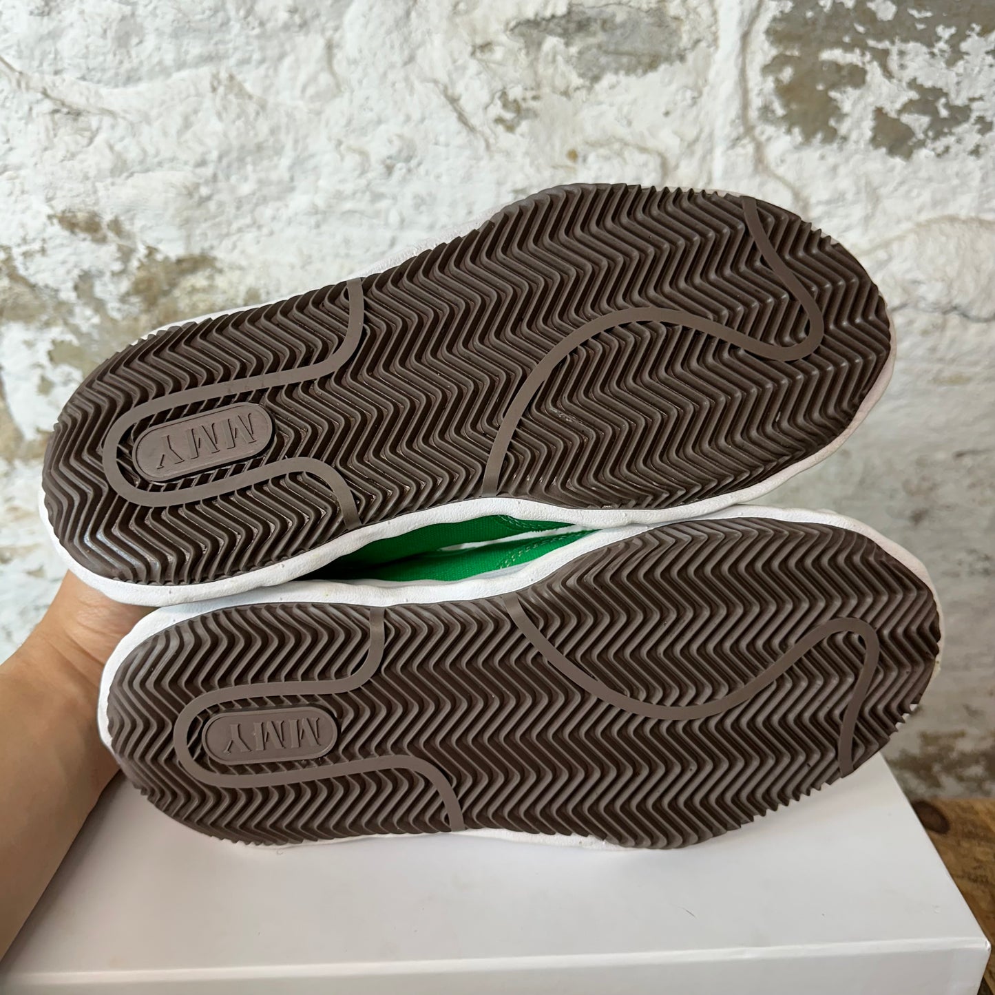 Maison Mihara Green White Blakey Shell Toe Sz 10 (43)