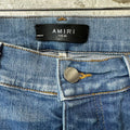 Amiri Plain Blue Denim Jeans Sz 33