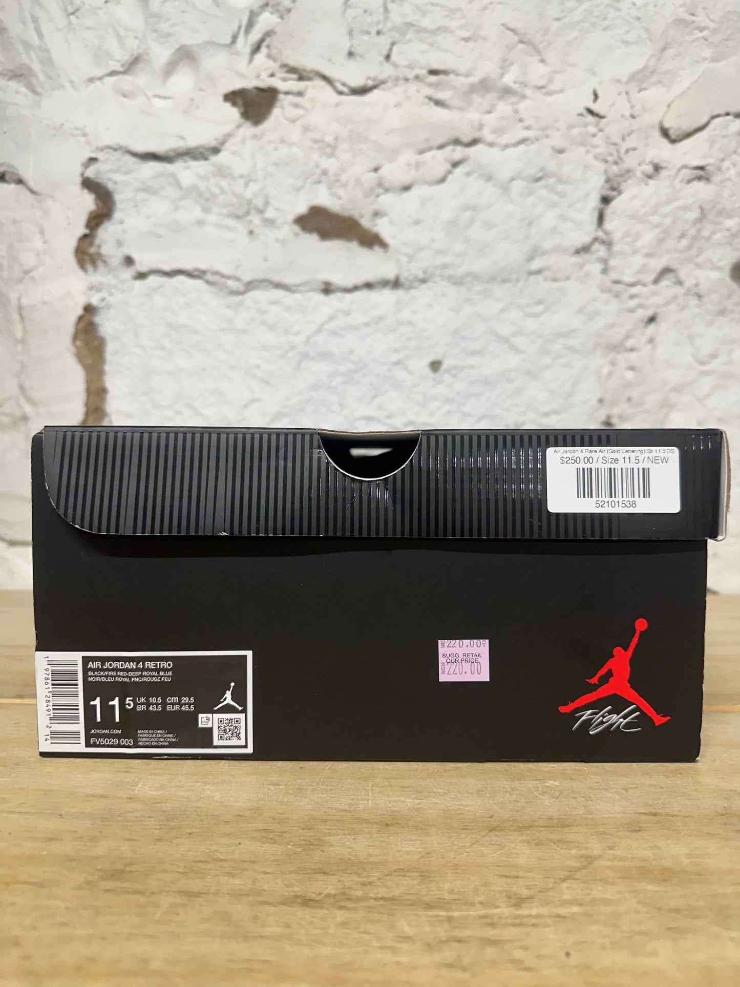 Air Jordan 4 Rare Air (Gold Lettering) Sz 11.5 DS