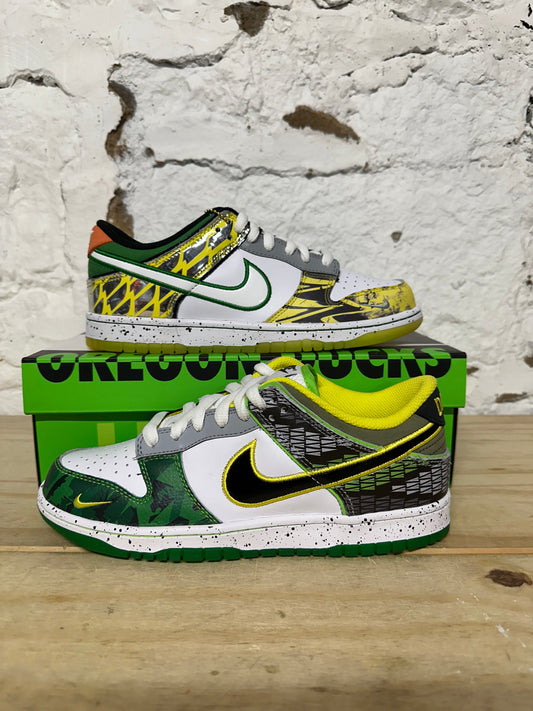 Nike Dunk Low Oregon What The Duck Away Sz 7.5 DS