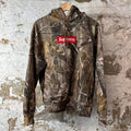 Supreme Red Box Logo Realtree Camo Hoodie Sz S