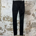 Amiri Plain Black Denim Jeans Sz 28