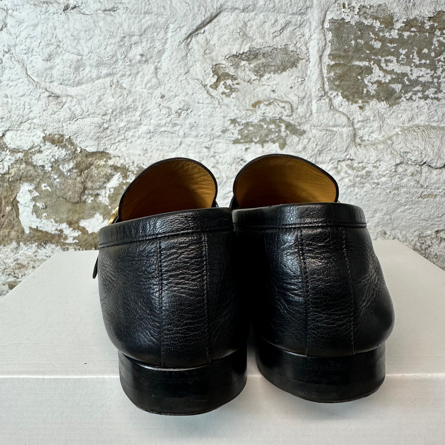 Gucci Donnie Web Double GG Black Loafer Sz 10