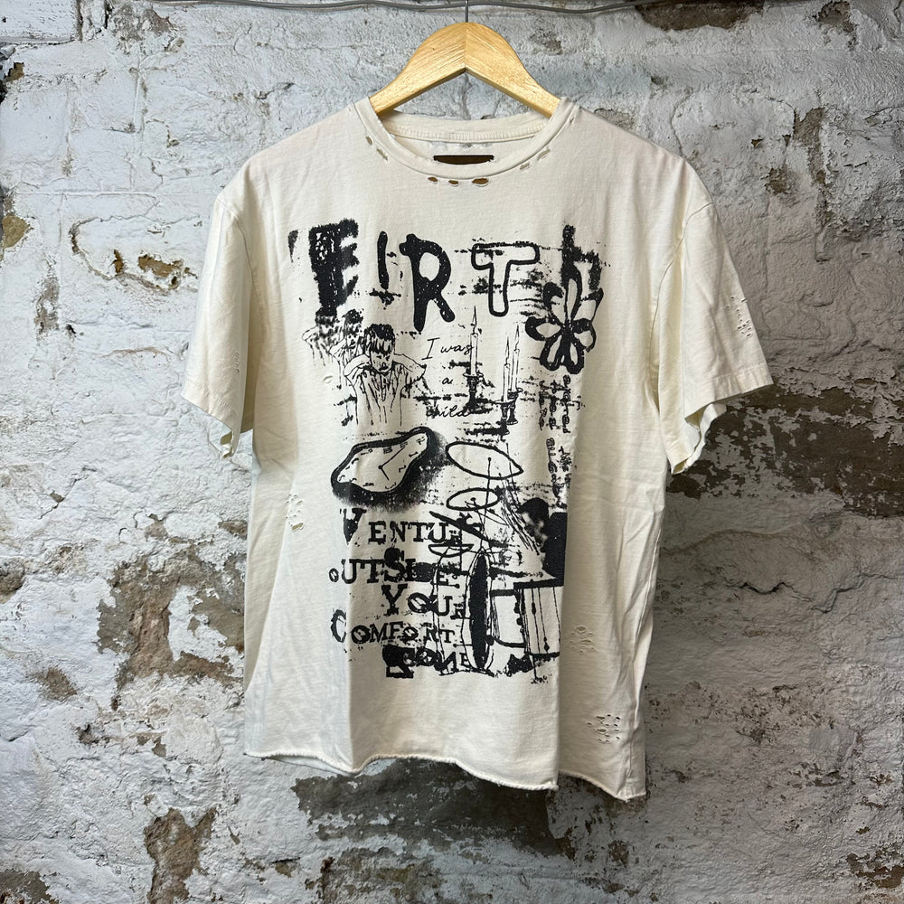 Birth Of Royal Child Blues T-shirt Cream Sz S