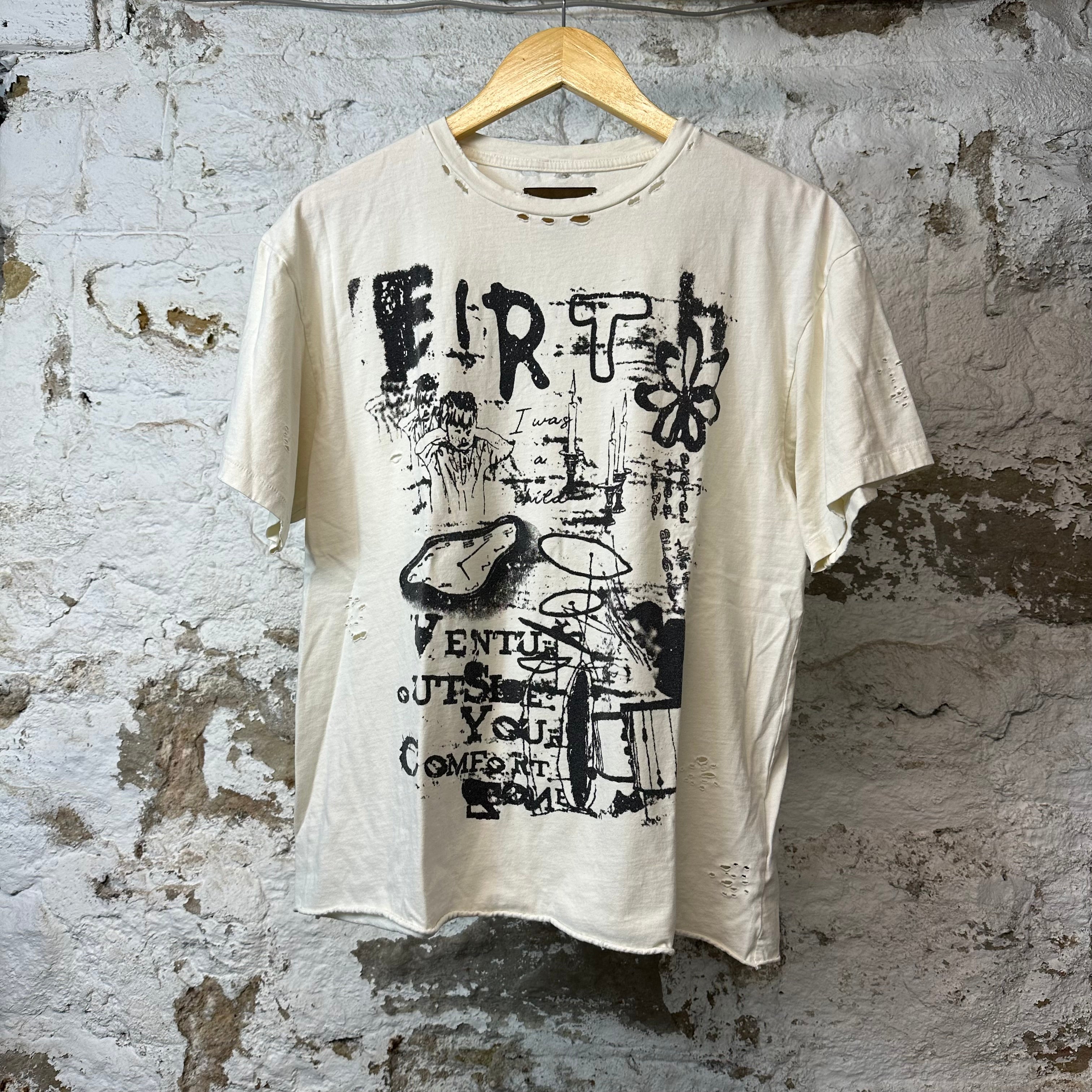 Birth Of Royal Child Blues T-shirt Cream Sz S