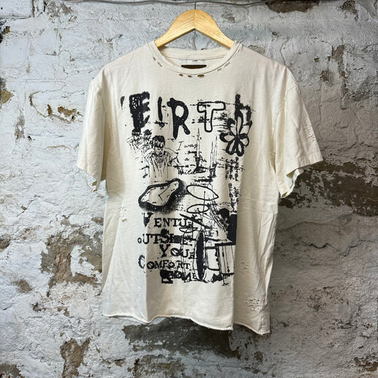 Birth Of Royal Child Blues T-shirt Cream Sz S