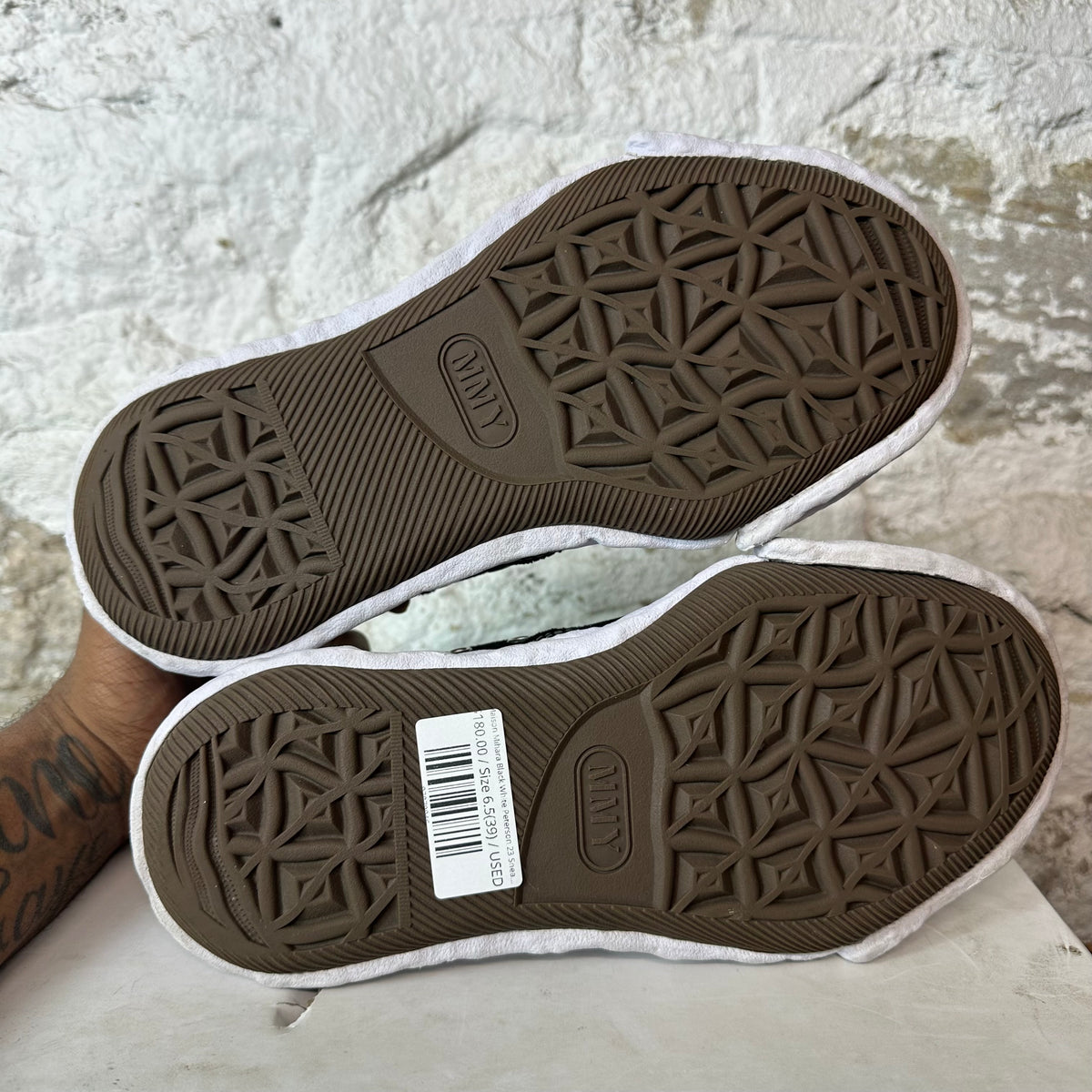 Maison Mihara Black White Peterson 23 Sneaker Sz 6.5 (39)