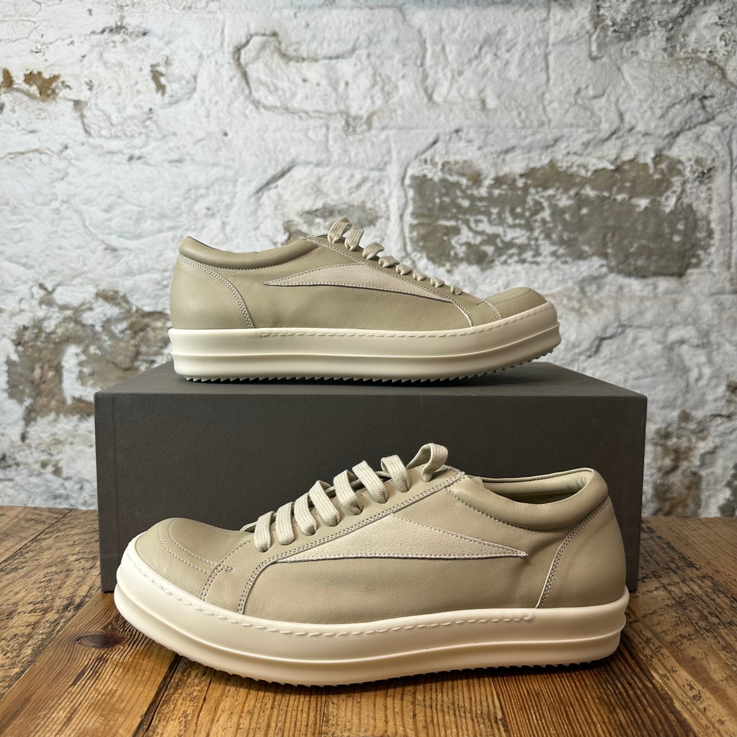 Rick Owens Vintage Sand Milk Sneaker DS
