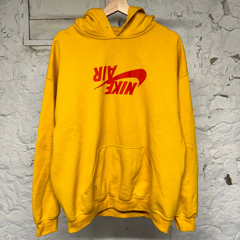 Travis Scott Nike Air Yellow Hoodie Sz L