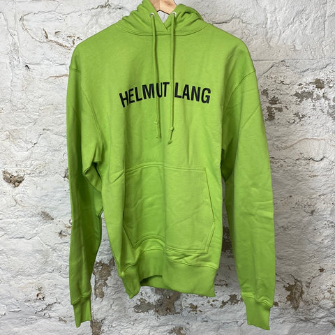 Helmut Lang Black Spellout Green Hoodie Sz XS DS