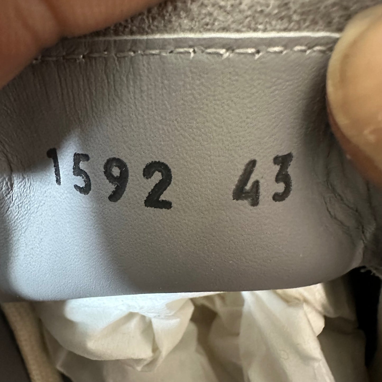 Rick Owens Vintage Steel Milk Sneaker DS