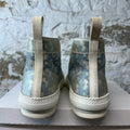 Dior B23 High Blue Oblique White Sneaker Sz 11 (44)