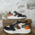 Burberry Ramsey Brown White Black Sneaker Sz 7 (40)