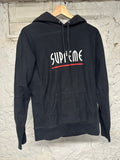 Supreme Gothic Black Hoodie Sz S