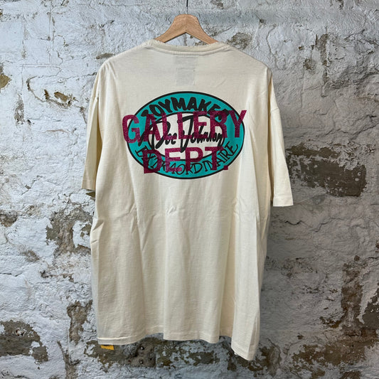 Gallery Dept DJ Eye T-shirt Cream Sz XL