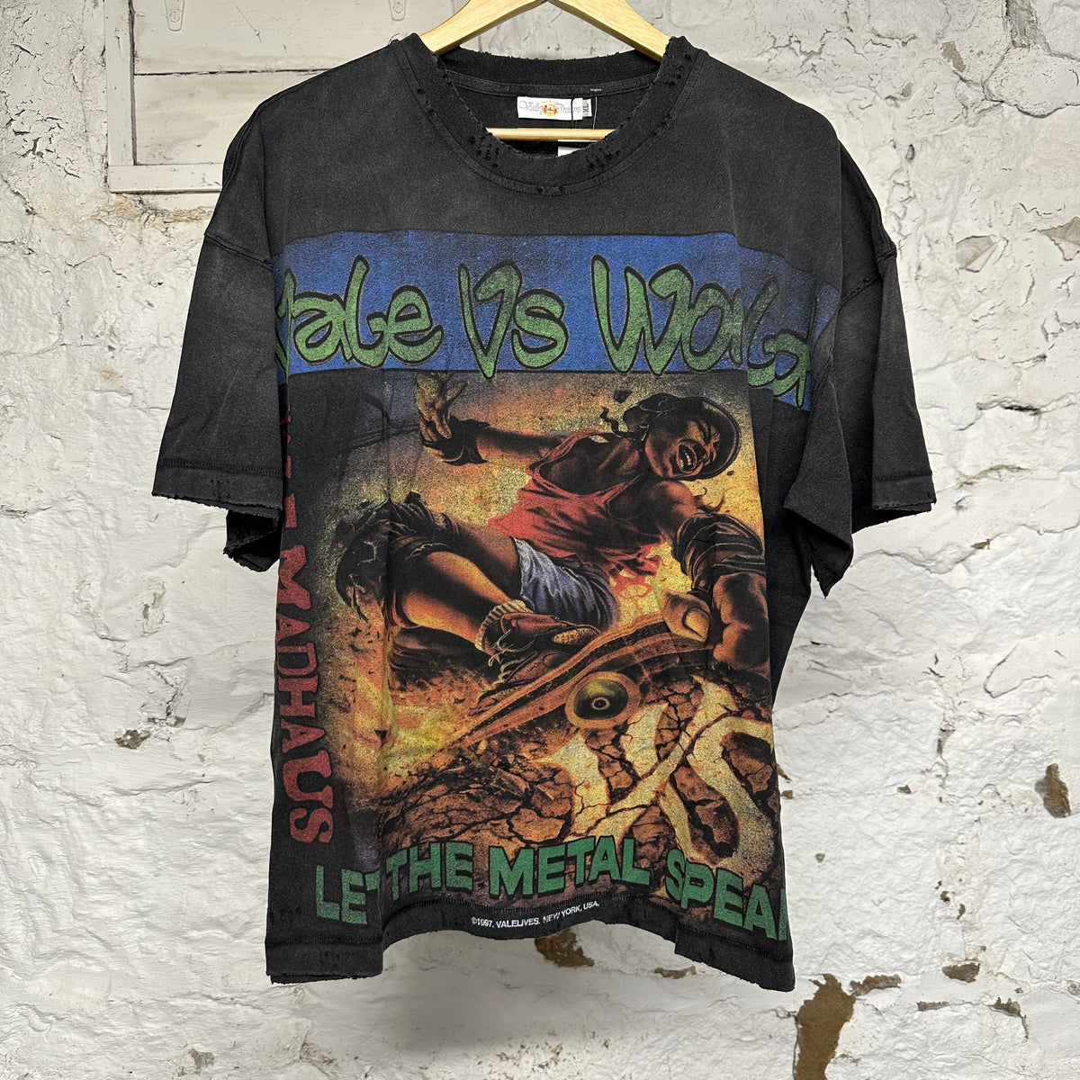Vale Metal Speaker Black T-Shirt Sz XL