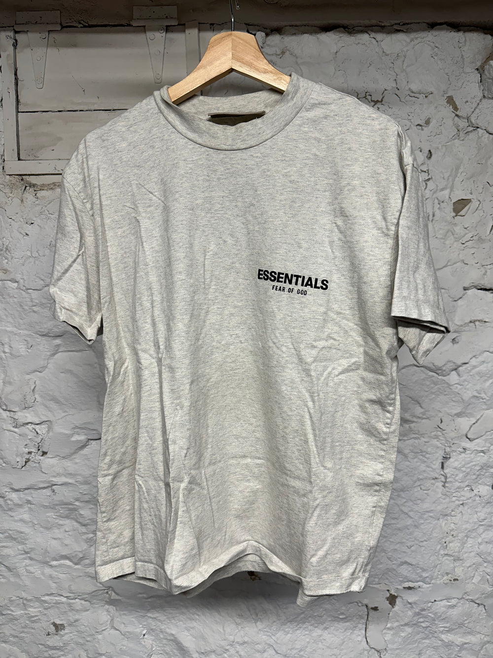 FOG Essentials Light Oatmeal T-Shirt Sz S