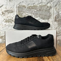 Prada Prax Triple Black Canvas Sneaker Sz 6