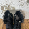 Rick Owens High Black Pony Hair Milk Sneaker Sz 10 (43)