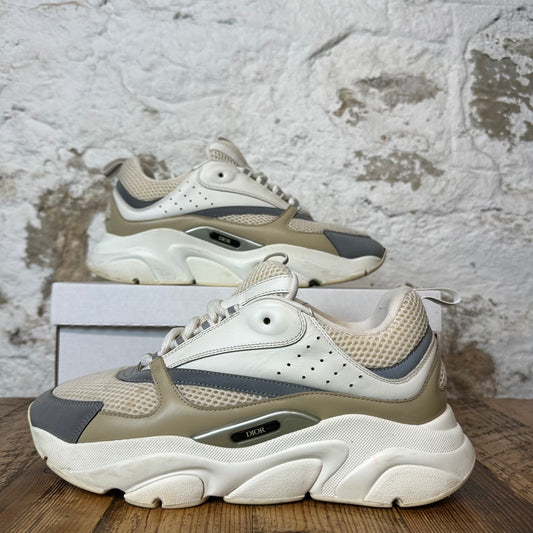 Dior B22 White Grey Beige Sneaker Sz 10 (43)