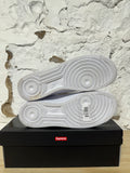 Nike Air Force 1 Low Supreme White Sz 9