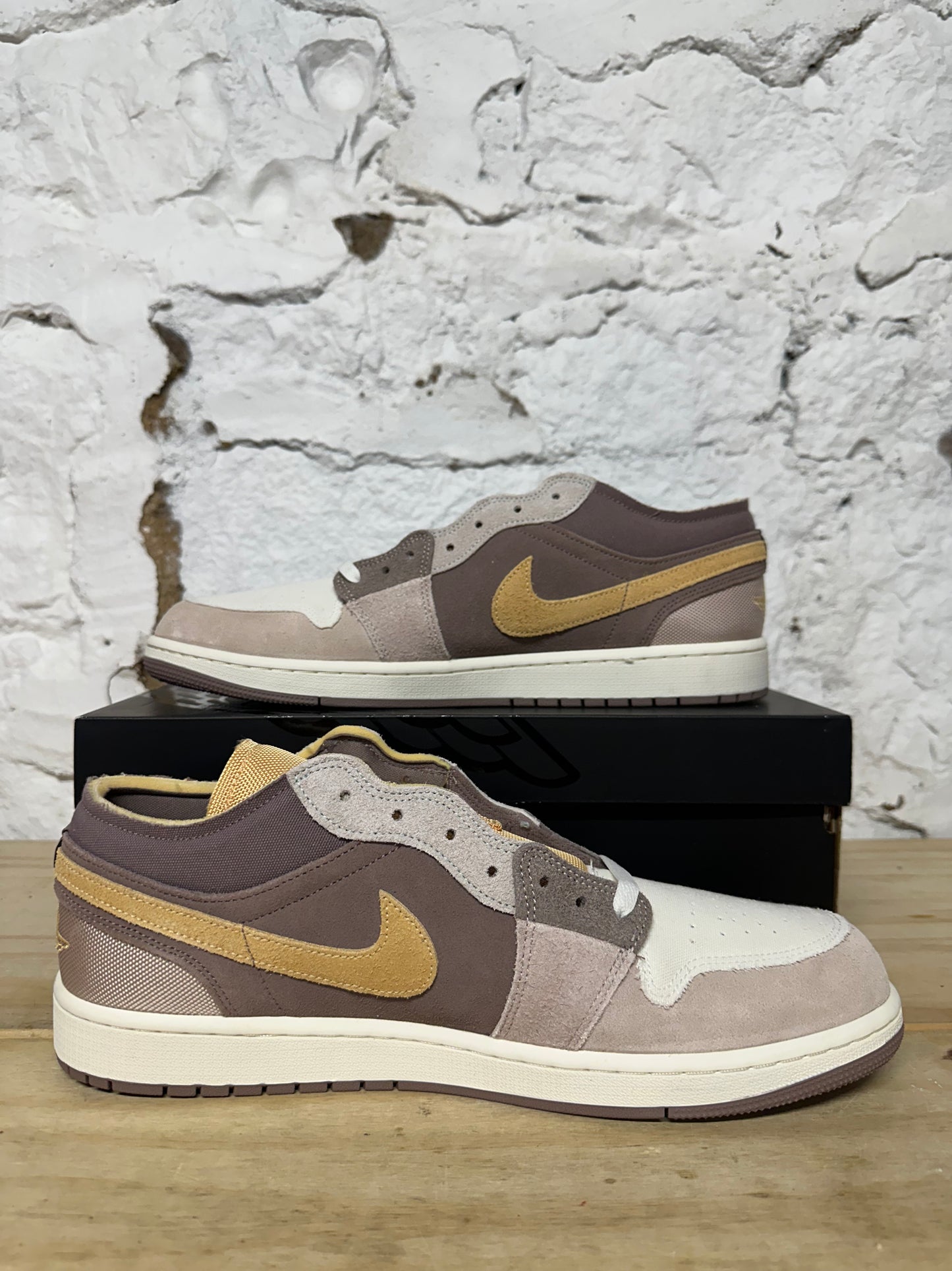 Air Jordan 1 Low Taupe Haze Craft Sz 14 DS