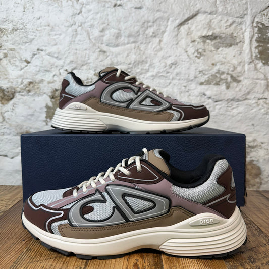 Dior B30 Brown Maroon Gray Sneaker Sz 10 (43)