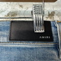 Amiri MX1 Blue Paisley Blue Denim Jeans Sz 29