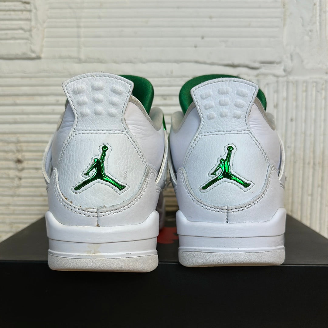 Air Jordan 4 Metallic Green Sz 5Y
