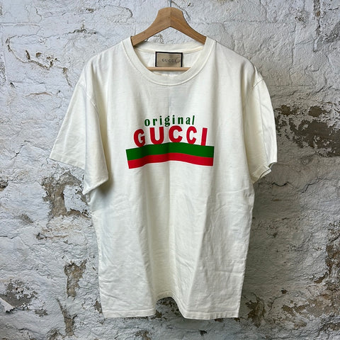 Gucci Original Stripe T-shirt White Sz M