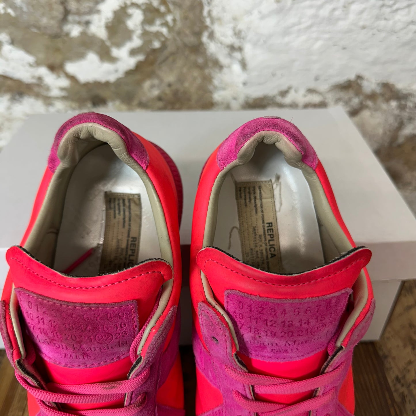 Maison Margiela Replica Fuschia Pink Sneaker Sz 7 (40)