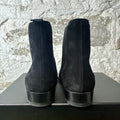 Saint Lauyrent Black Suede Wyatt Boot Sz 9 (42)