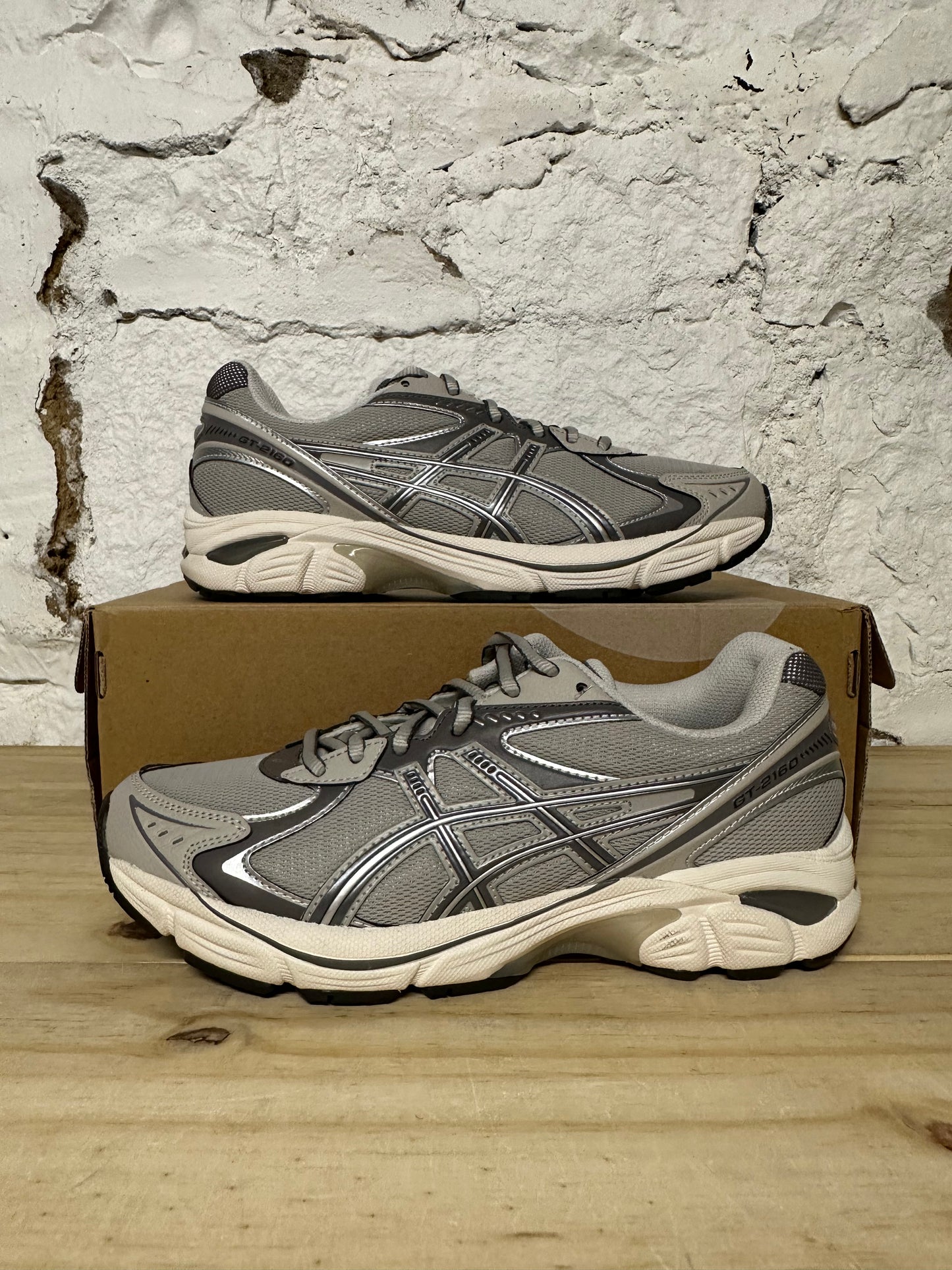 Asics GT2160 Oyster Grey Sz 8 DS