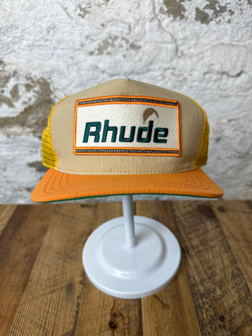 Rhude Green Spell Orange Box Hat