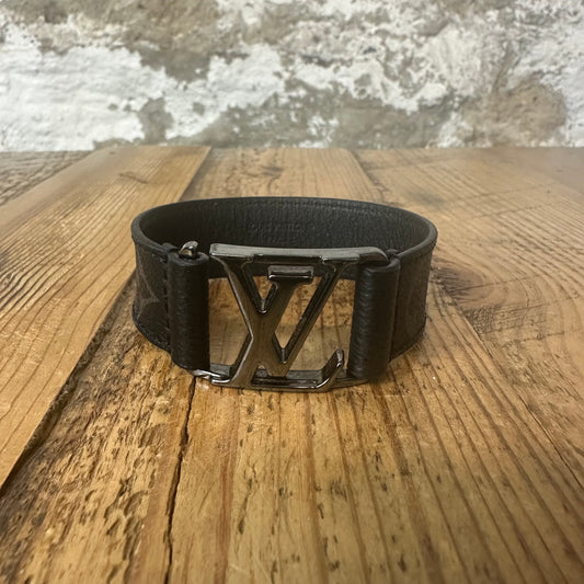 Louis Vuitton Graphite Hockenheim Bracelet Sz 19