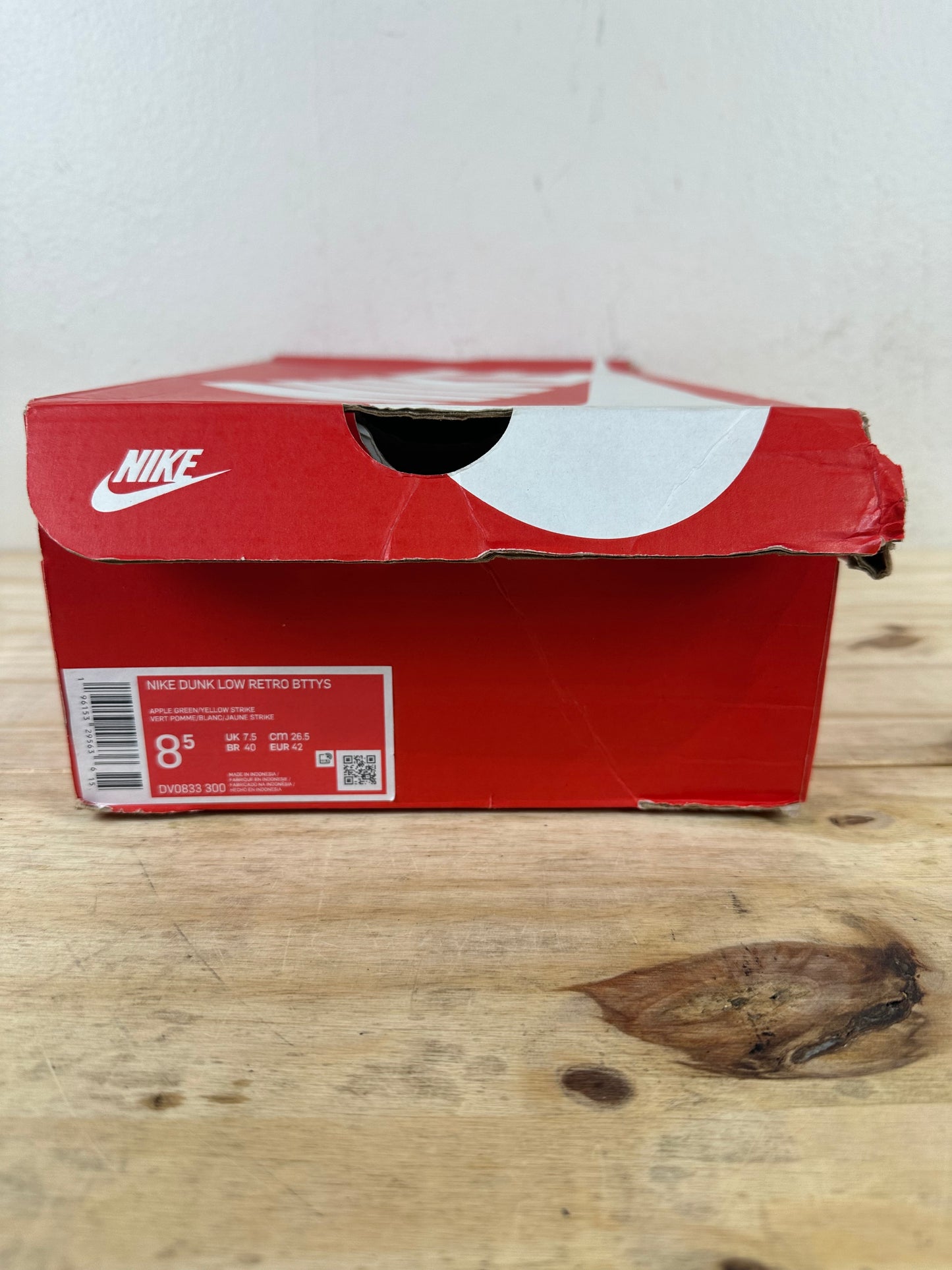 Nike Dunk Low Reverse Brazil Sz 8.5