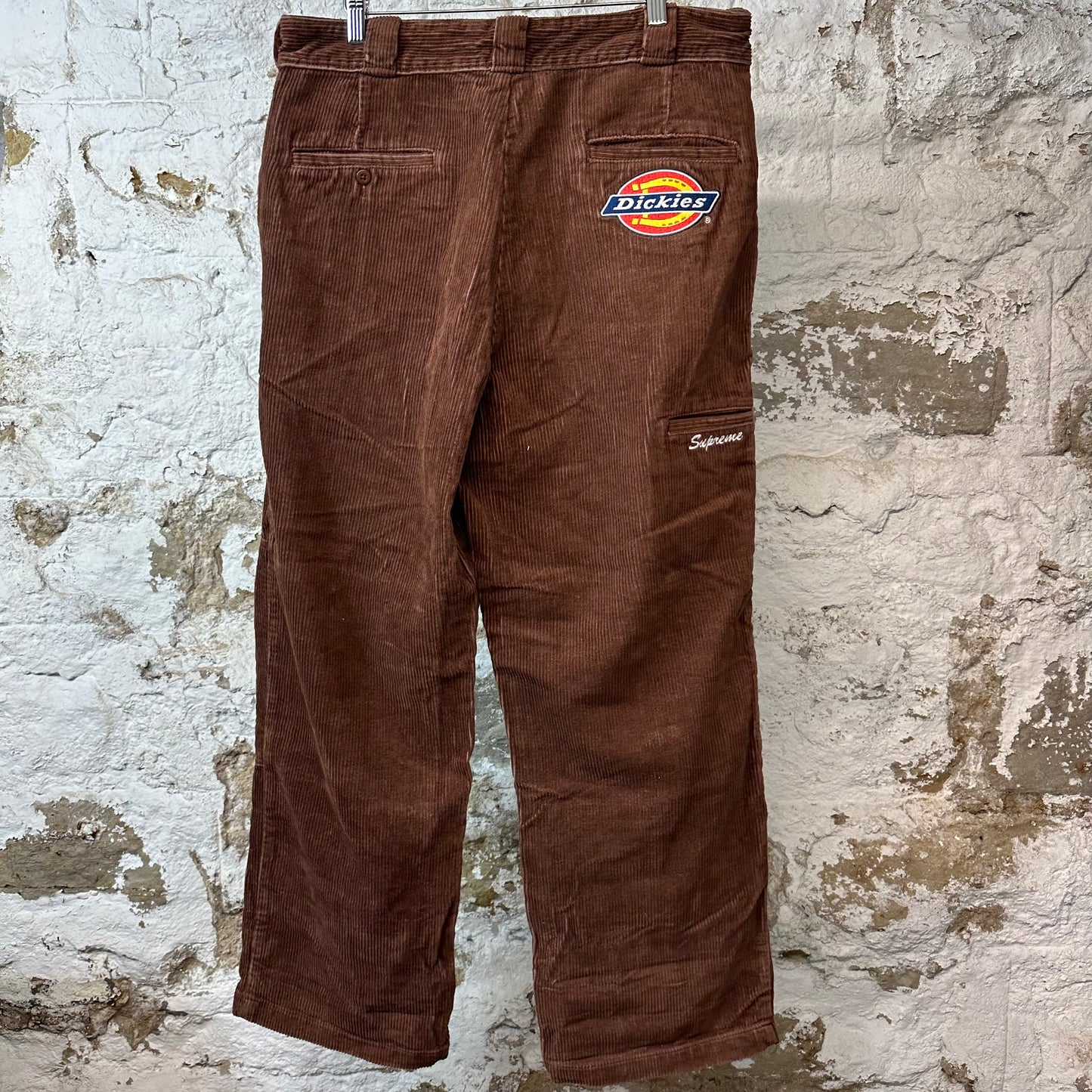 Supreme Dickies Brown Corduroy Pants Sz 34