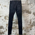 Amiri MX1 Pink Cracked Black Denim Jeans Sz 28