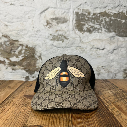 Gucci Canvas GG Monogram Bee Hat Sz XL