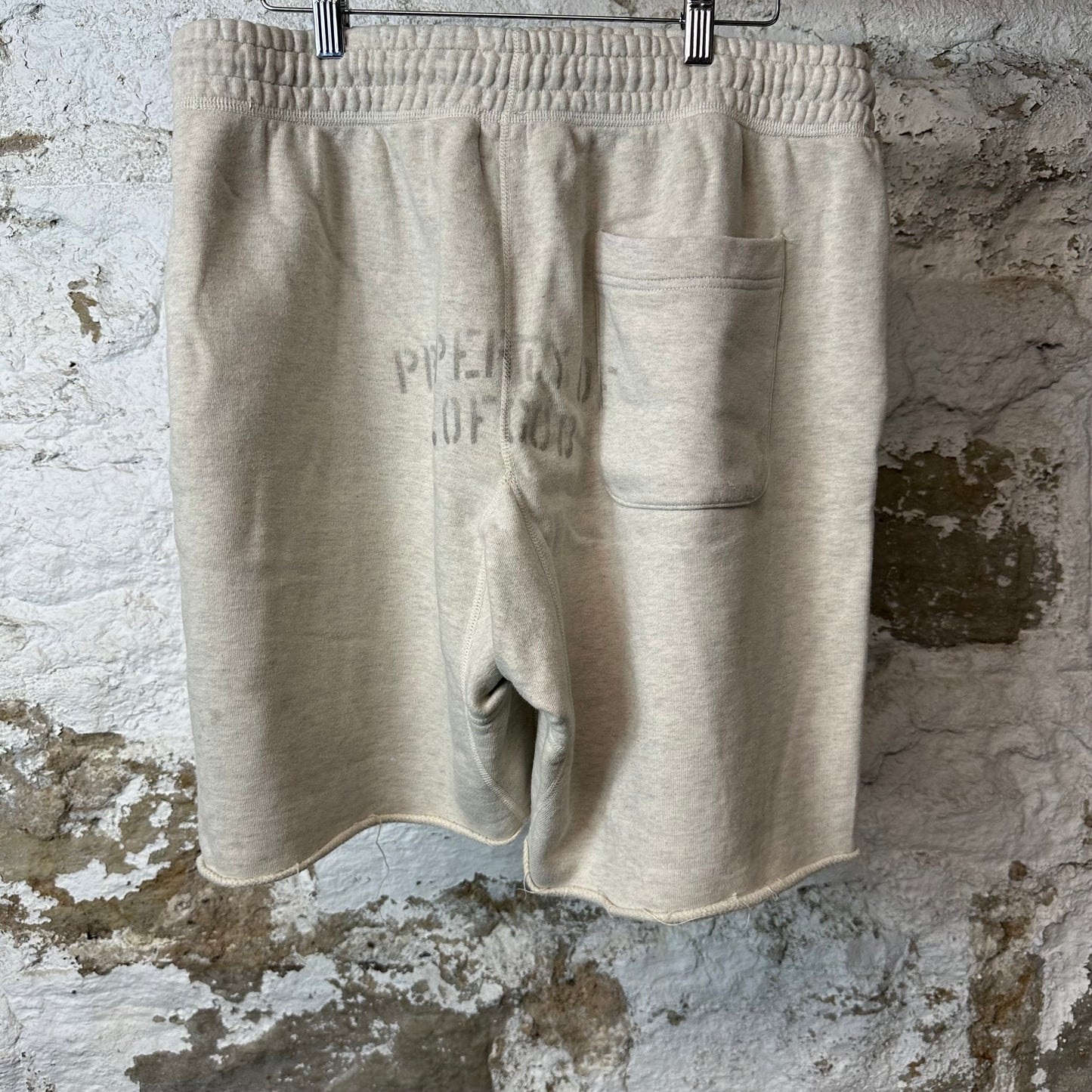 Saint Michael Vlone Grey Sweat Shorts Sz M