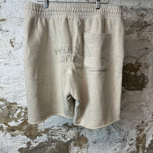 Saint Michael Vlone Grey Sweat Shorts Sz M