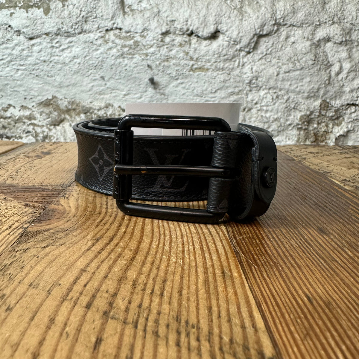 Louis Vuitton Eclipse Monogram Voyager Belt Sz (95/38)