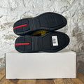 Prada Americas Cup Yellow Patent Black Sneaker Sz 6