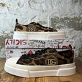 Dolce Gabbana Cheetah Print Gommato White Sneaker Sz 10 (43)